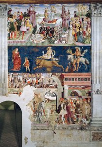 The Triumph of Venus: April from the Room of the Months, c.1467-70 by Francesco del Cossa